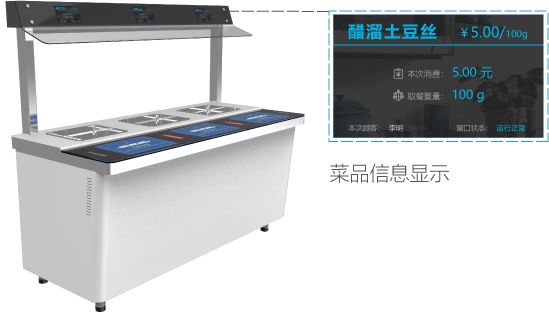 智慧選餐自動(dòng)稱(chēng)重結(jié)算系統(tǒng)